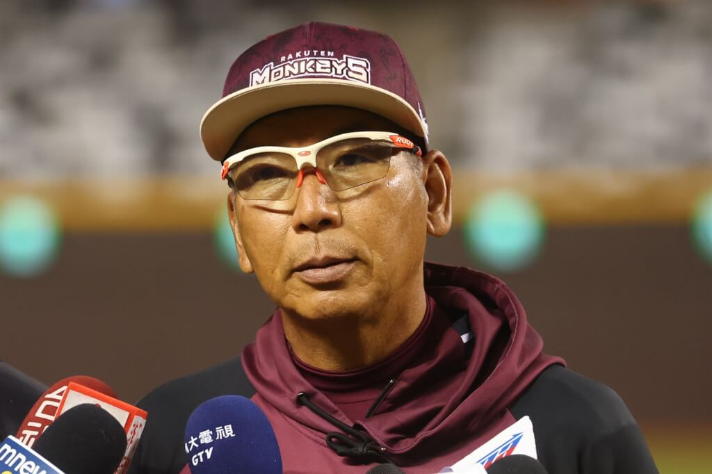 古久保健二卸下樂天桃猿隊總教練職務。（中央社檔案照片）