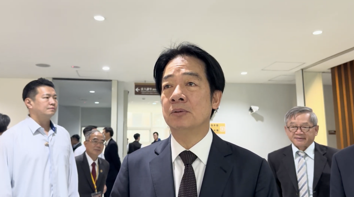 賴清德呼籲全台做好防颱準備。 圖：高逸帆／翻攝