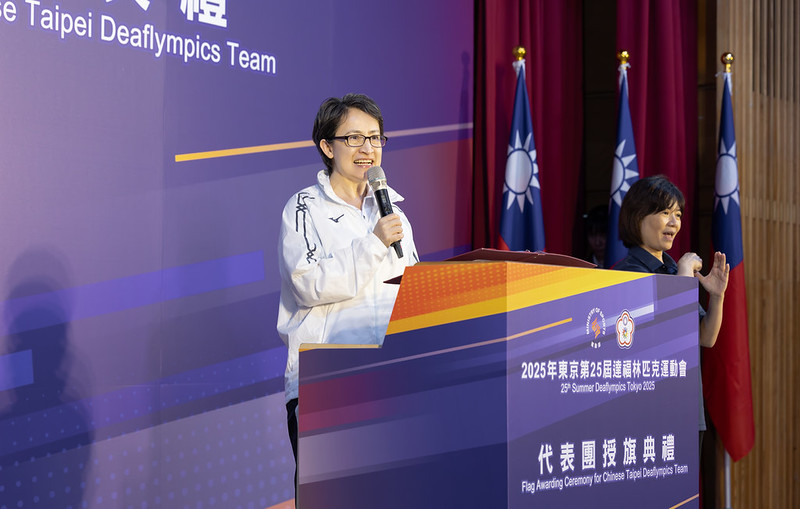 蕭美琴批評網友完全造謠。 圖：總統府提供