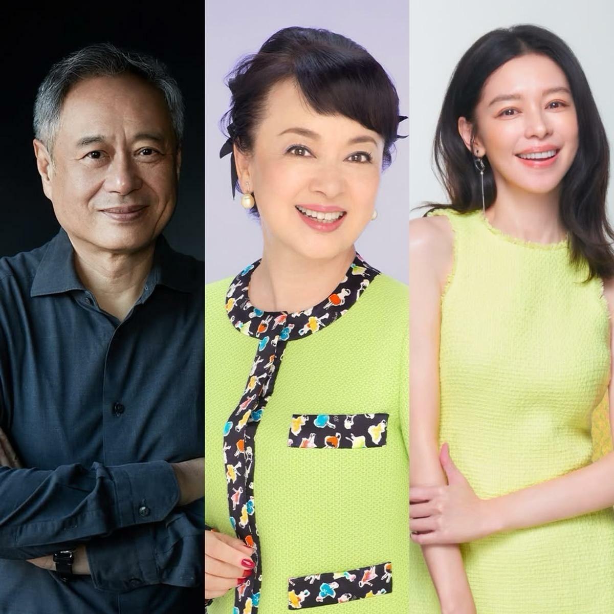 李安(左起)、翁倩玉、徐若瑄等大咖也將出席金馬頒獎典禮。 圖：翻攝自金馬影展FB