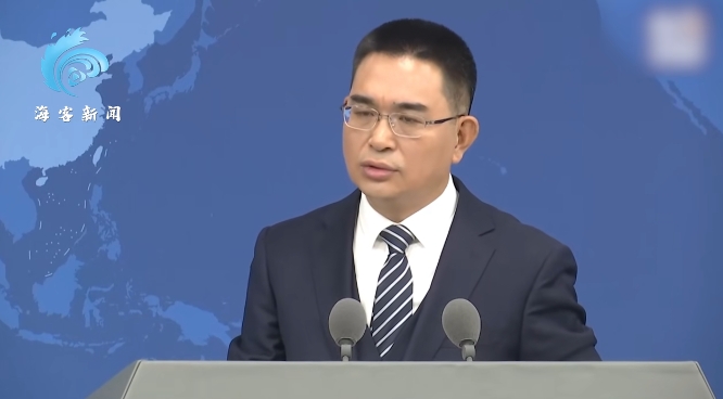 國台辦發言人陳斌華。 圖 : 影片截圖