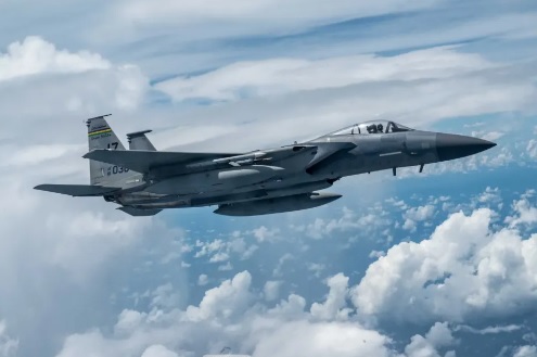 美軍 F-15 系列戰機。(示意圖) 圖：翻攝自 騰訊網 雲霄武堂