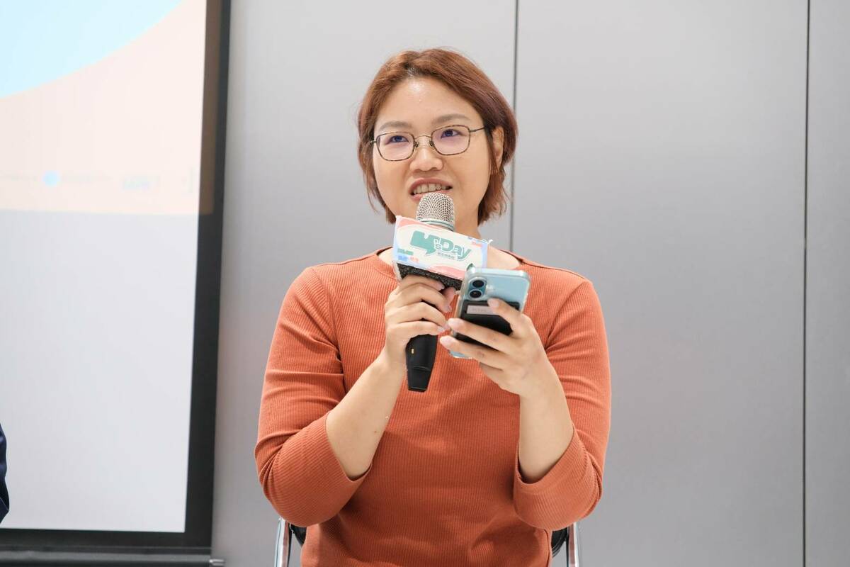 台灣智庫民調與輿情中心主任郭玫岑。 圖：Y’s Day「週三青年日」提供