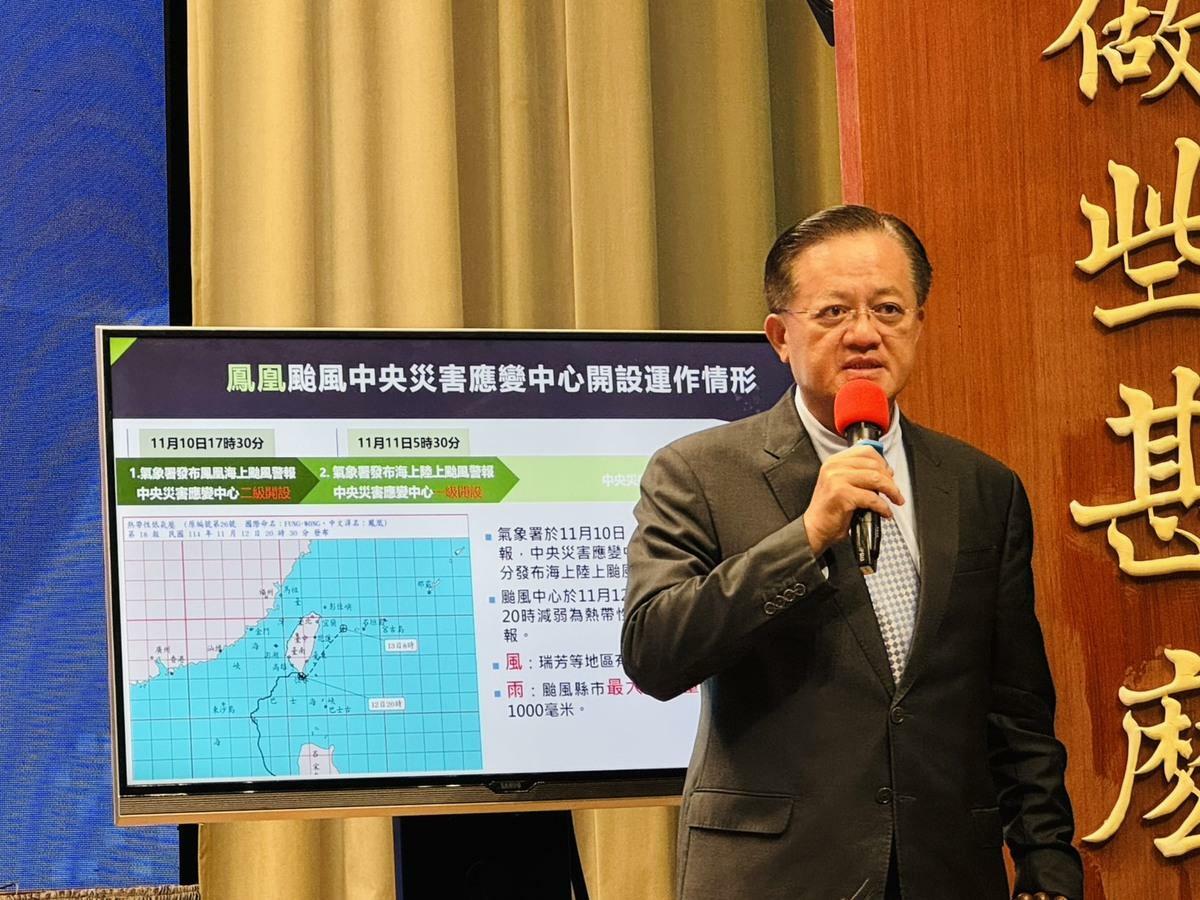 內政部消防署長蕭煥章。 圖：謝莉慧/攝