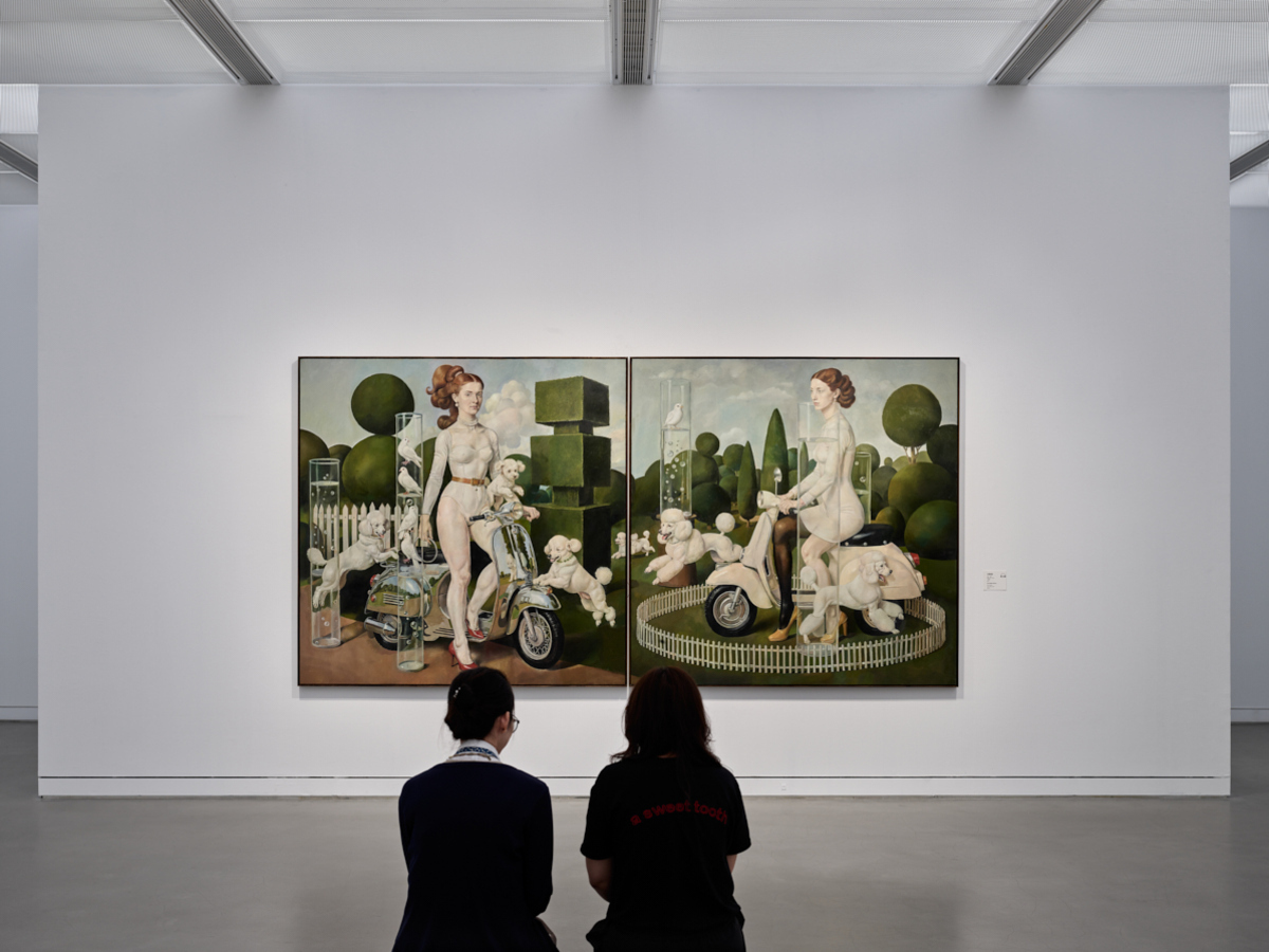馮．沃爾夫以台灣為靈感，特別創作的展覽同名作品〈花園堡壘〉首度展出。 圖：高雄市立美術館/提供