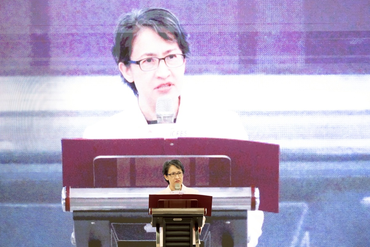 副總統蕭美琴出席「2025年台灣乳房腫瘤手術暨重建醫學會年會暨第9屆國際乳癌整形重建手術研討會雙聯會」 圖：總統府提供