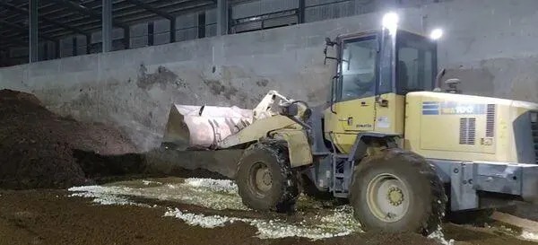 彰化縣政府今日正式啟動封存蛋品的集中銷毀作業。 圖：彰化縣政府提供
