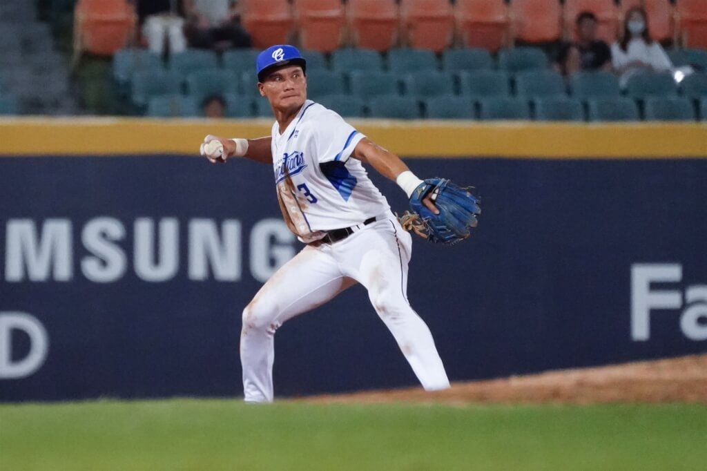 中華職棒富邦悍將隊資深內野手王勝偉。（富邦悍將提供）