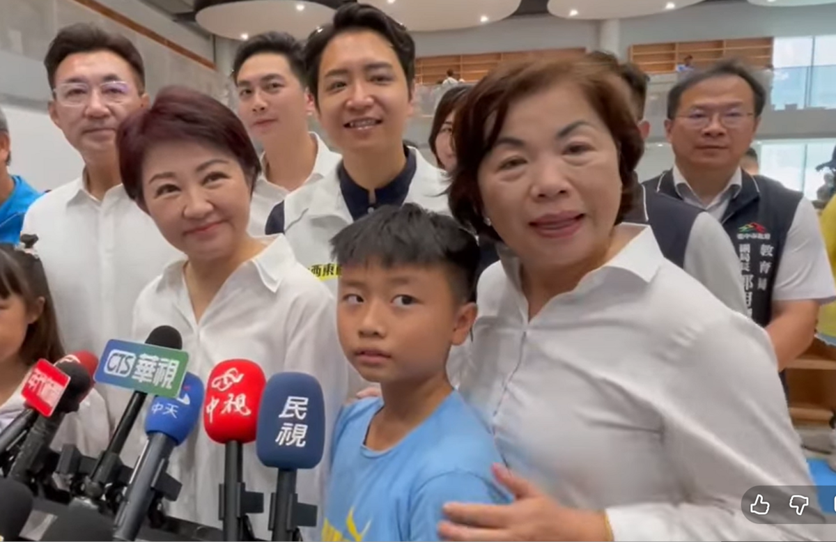 盧秀燕出席的重要場合，江啟臣、楊瓊瓔多數會到場。 圖：台中市政府/提供