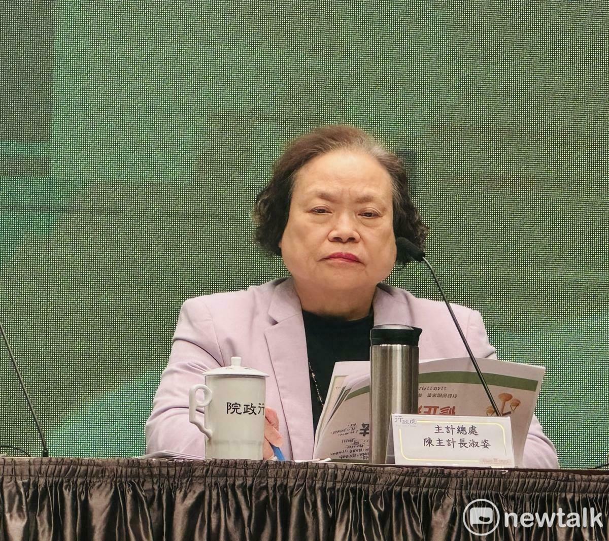 行政院主計總處主計長陳淑姿。 圖：謝莉慧/攝