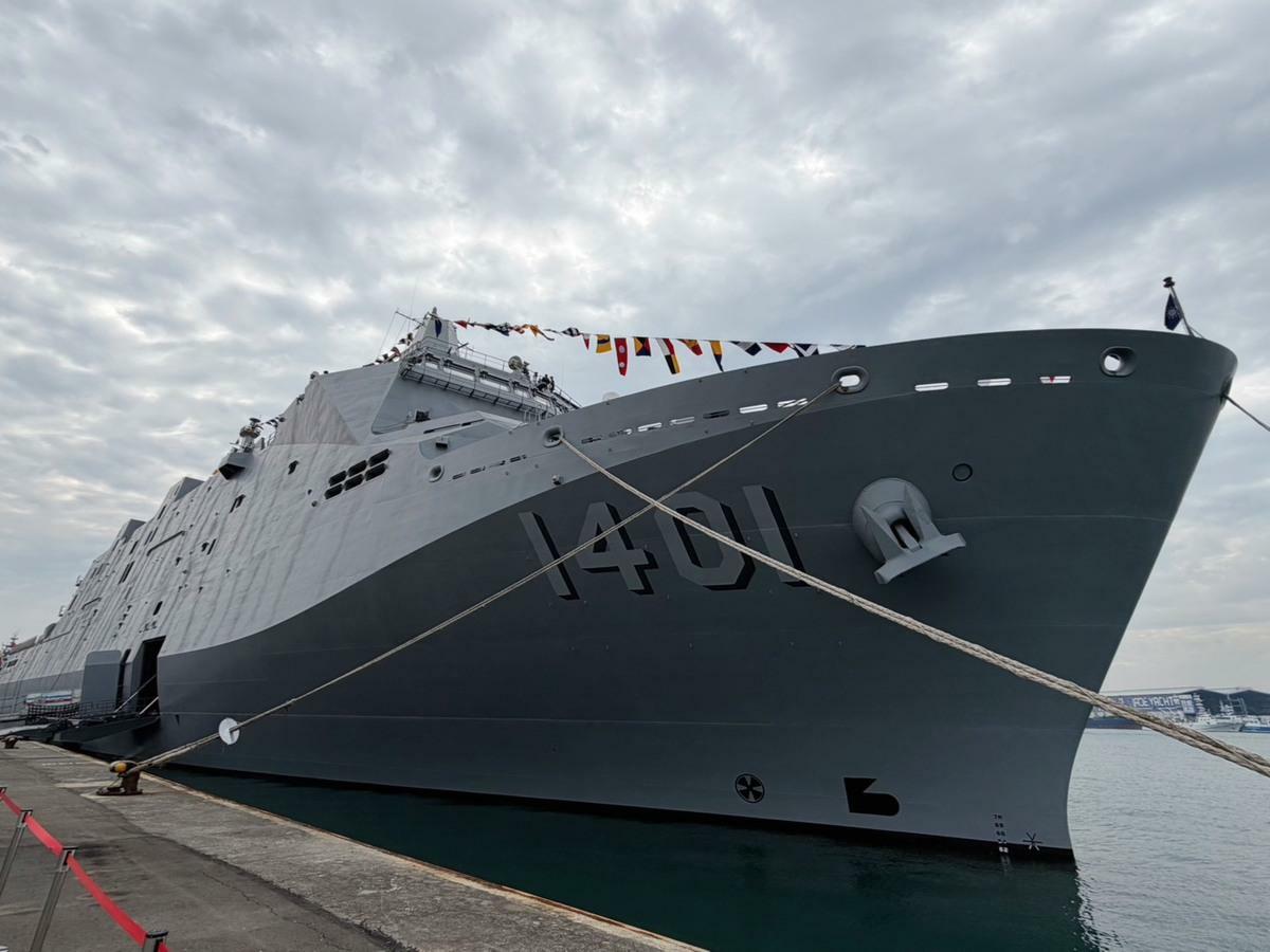 玉山軍艦。 圖：金大鈞/攝