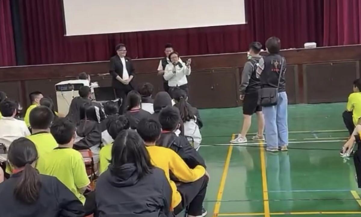 爭議網紅賓賓哥擅闖校園對未成年學生進行抖音直播掀起輿論譁然。 圖：翻攝自Threads