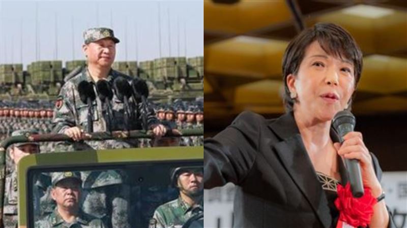 日中關係緊張。圖為中國國家主席習近平（左）、日本首相高市早苗（右）。 圖：翻攝新華網、高市早苗臉書