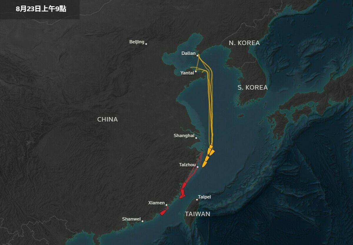 中國疑似培養一支民用影子艦隊協助奪取台灣。 圖：達志影像/ 路透社