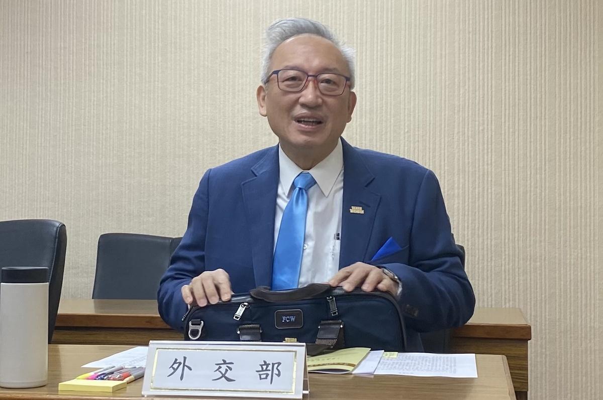 外交部次長吳志中 圖：林朝億／攝