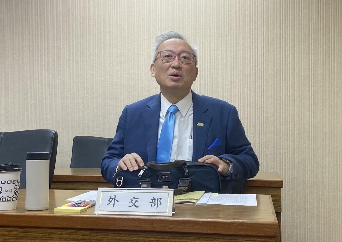 外交部次長吳志中 圖：林朝億/攝