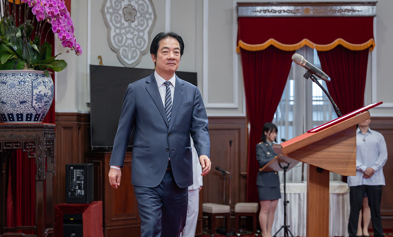 賴清德說，要加速打造台灣之盾 圖：總統府提供