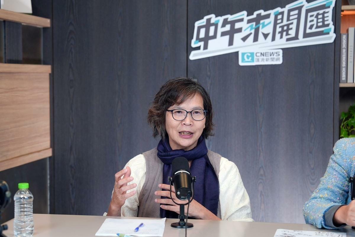 蔡璧如25日上網路節目《中午來開匯》接受資深媒體人黃光芹專訪。 圖：CNEWS匯流新聞網提供