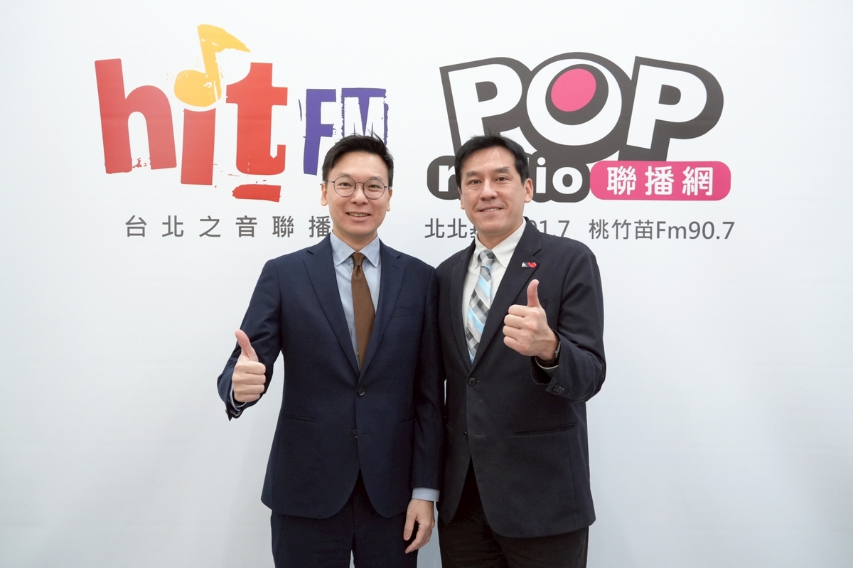 林飛帆喊話藍白支持國防預算。 圖：《POP撞新聞》提供