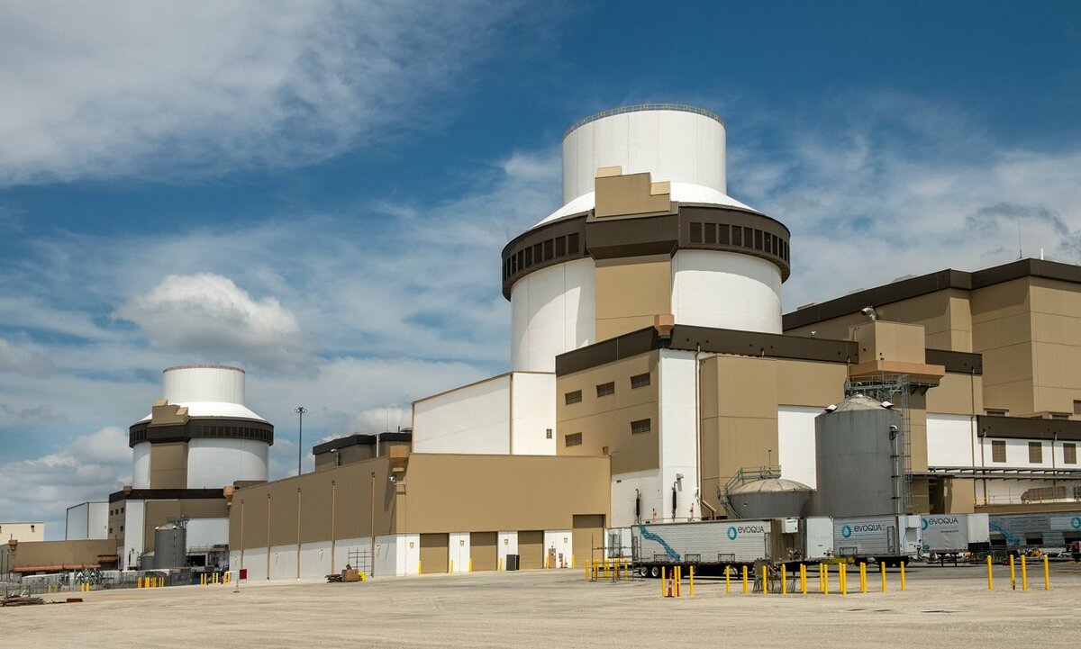 美國總統川普宣布價值800億美元的「核電復興計劃」。圖為西屋電氣公司AP1000大型反應堆。 圖：翻攝「X」@WECNuclear