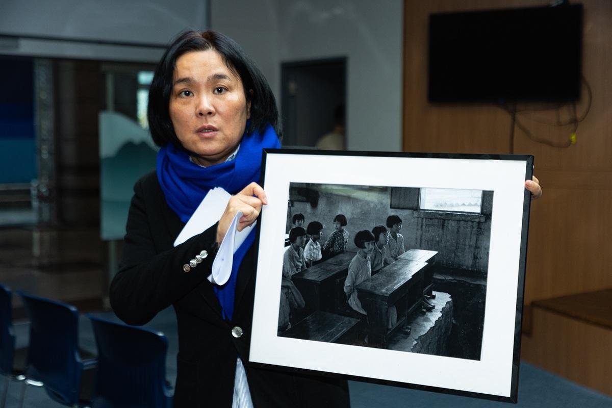 面對總統賴清德口中說出中共武統台灣目標，國民黨立委陳玉珍分享金門戰地經驗，喊話賴清德三思。 圖：國民黨提供