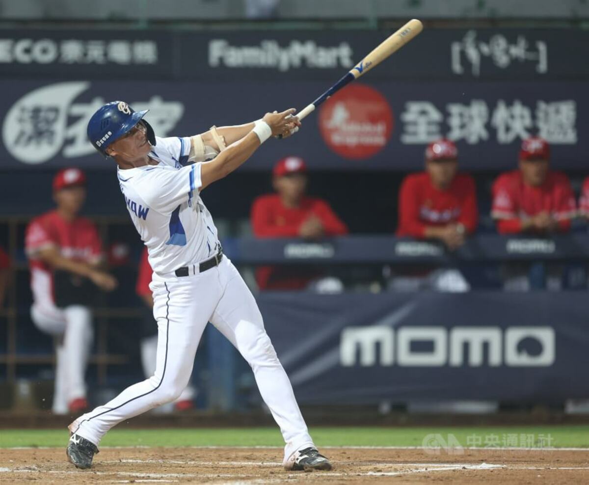 中職富邦悍將隊野手王勝偉。（中央社檔案照片）