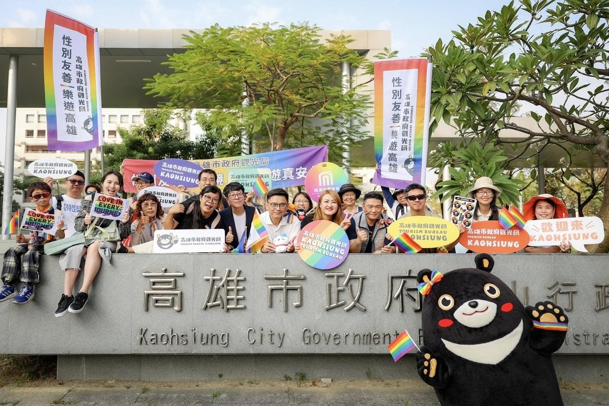2025高雄同志大遊行在鳳山登場。 圖：賴瑞隆辦公室/提供