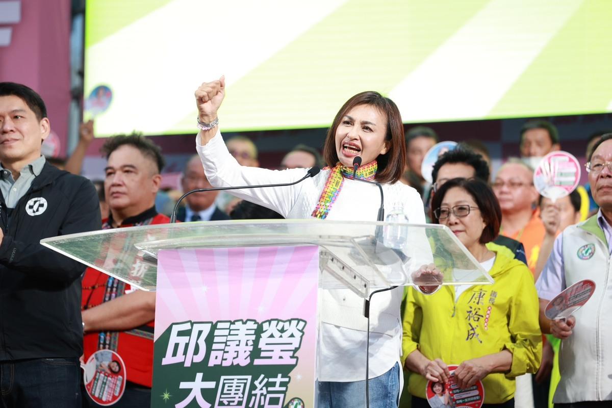 邱議瑩說自己是最能夠團結高雄的人。 圖：邱議瑩競選總部/提供