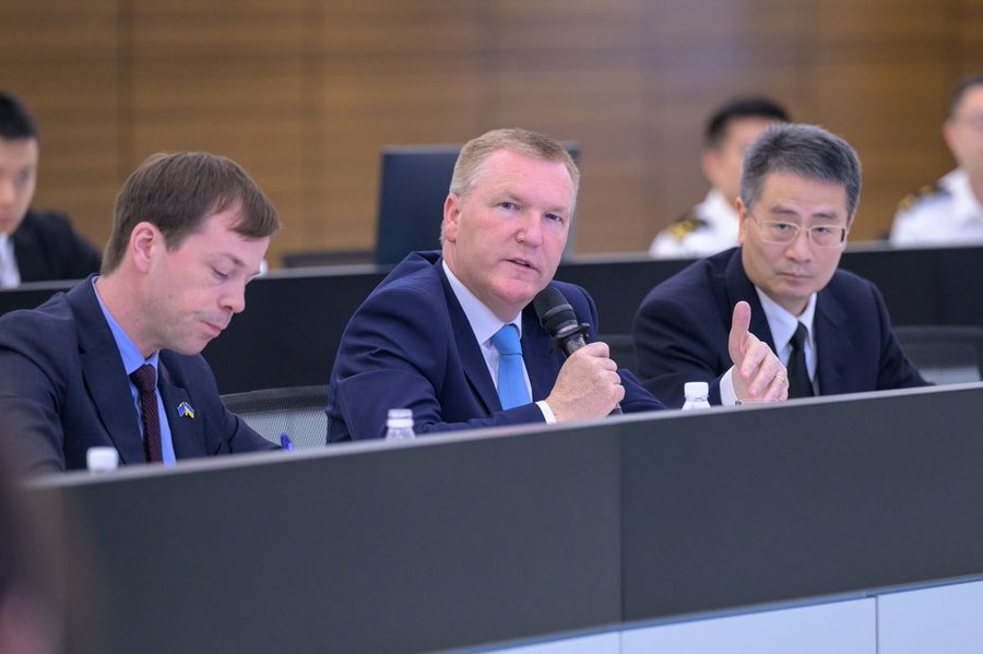 歐盟司法與民主事務專員麥格拉斯（Michael McGrath） 圖：翻攝自麥格拉斯的Ｘ