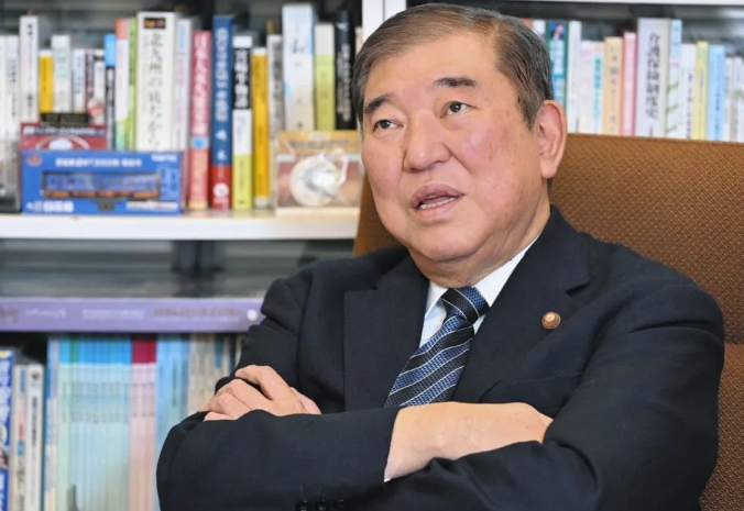 日本前首相石破茂。 圖 : 翻攝自環球網