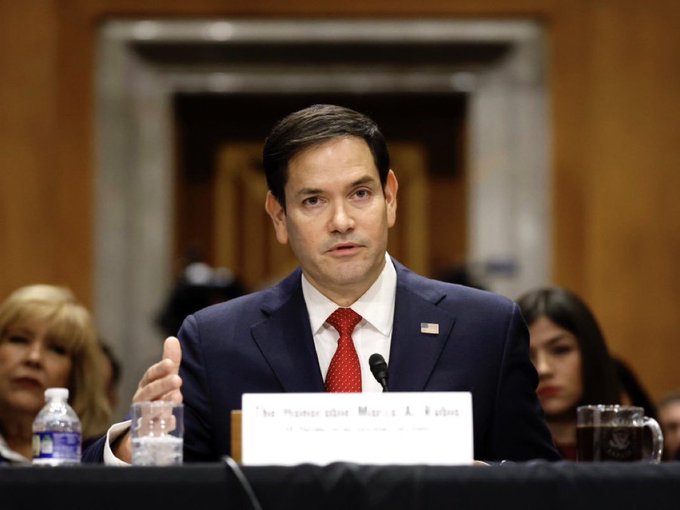 美國國務卿盧比歐（Marco Rubio）在宣布簽證禁令時表示，他認定這五人在美國的存在，可能對美國外交政策造成嚴重不利影響，因此可被遣返。 圖：翻攝自 @rainbow78521 X 帳號