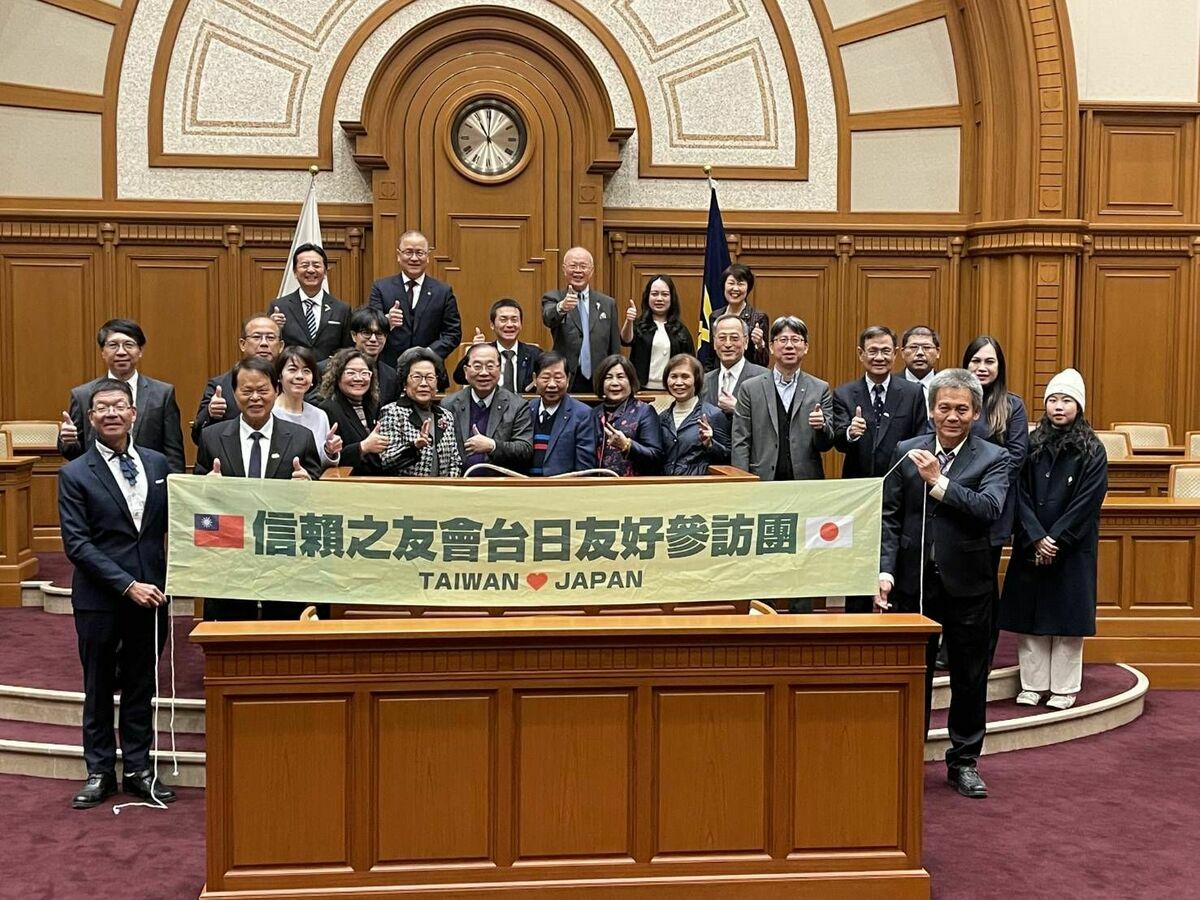 「信賴台灣之友會」赴日本交流。 圖：信賴台灣之友會提供