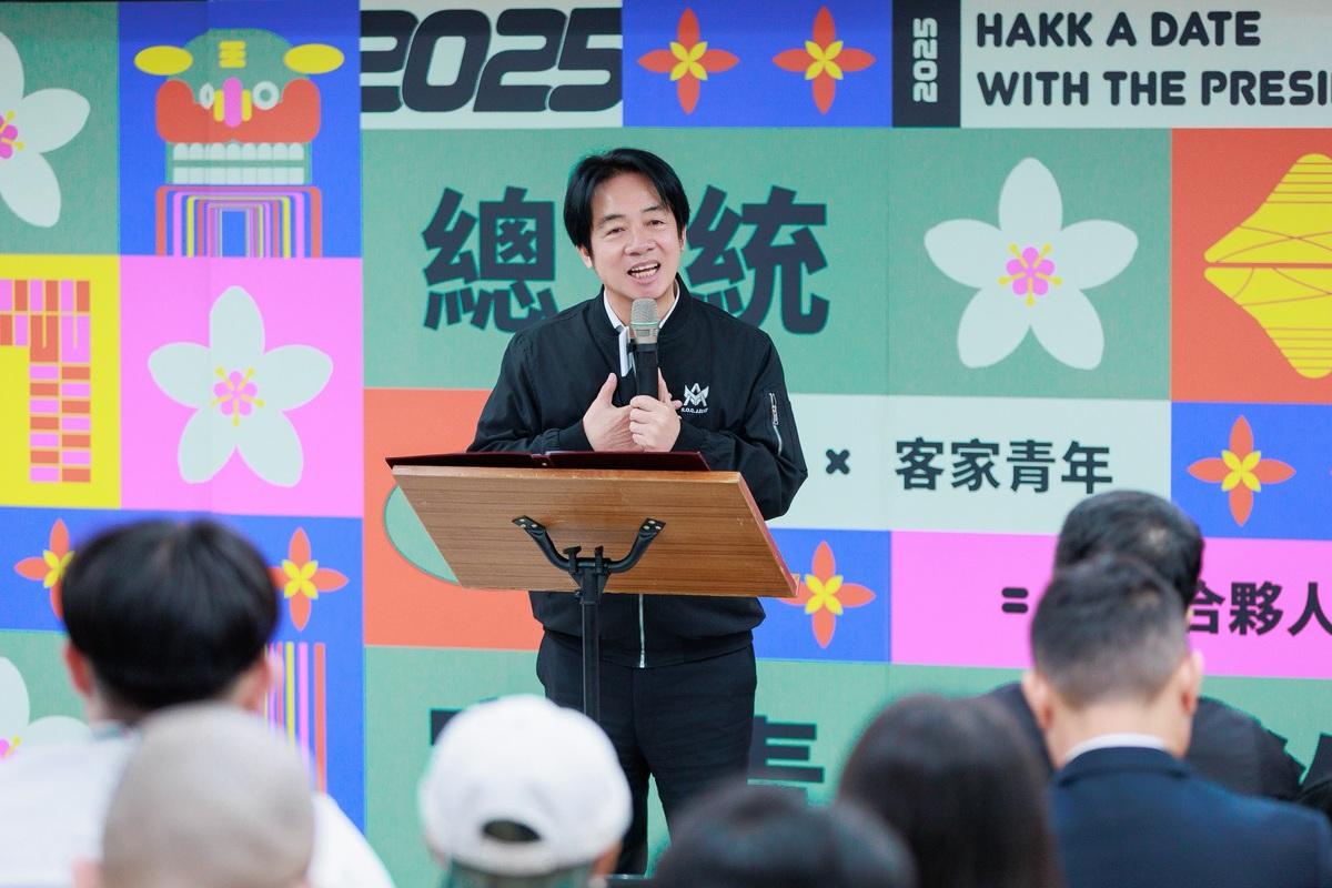 賴清德說，要讓客家文化成為世界文化。 圖：民進黨提供