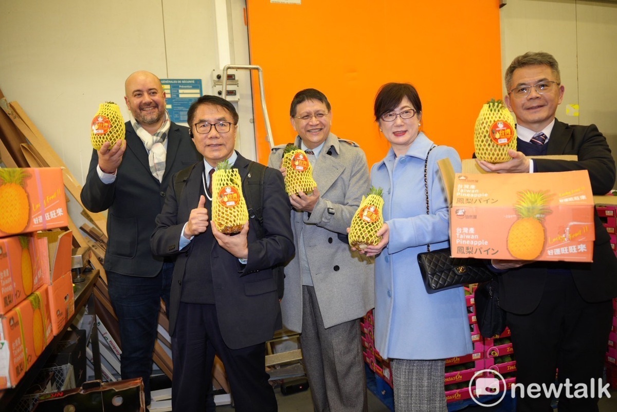 台南市長黃偉哲近日率團訪問法國拓寬國際通路，為拓展台南農產品進軍歐洲市場。 圖：台南市政府／提供