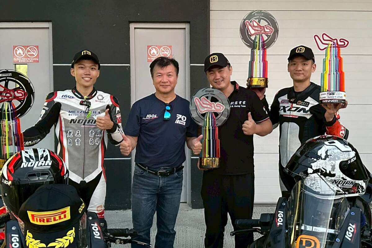 慶通汽車首次贊助二輪賽事團隊IGOL O.B. Racing參與國內頂尖賽事。 圖：慶通汽車/提供