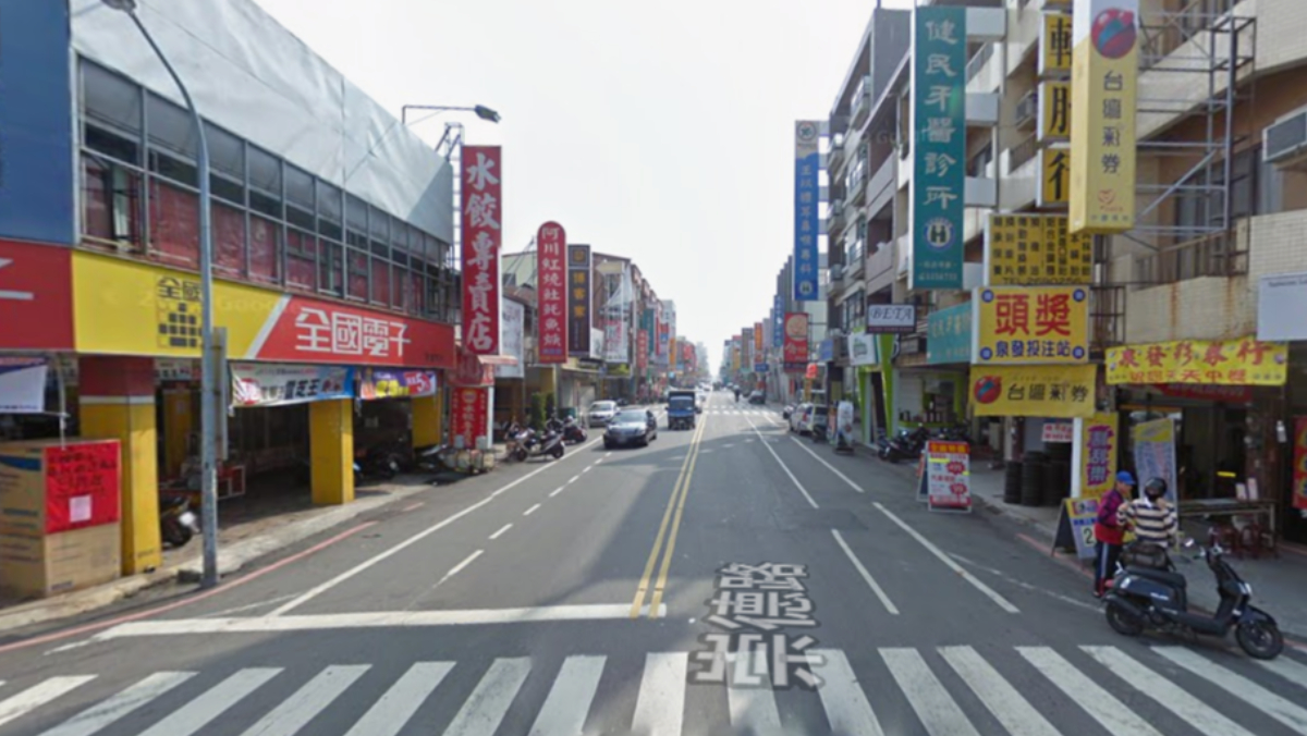 台南東區崇德路街景。 圖：翻攝自Google Map
