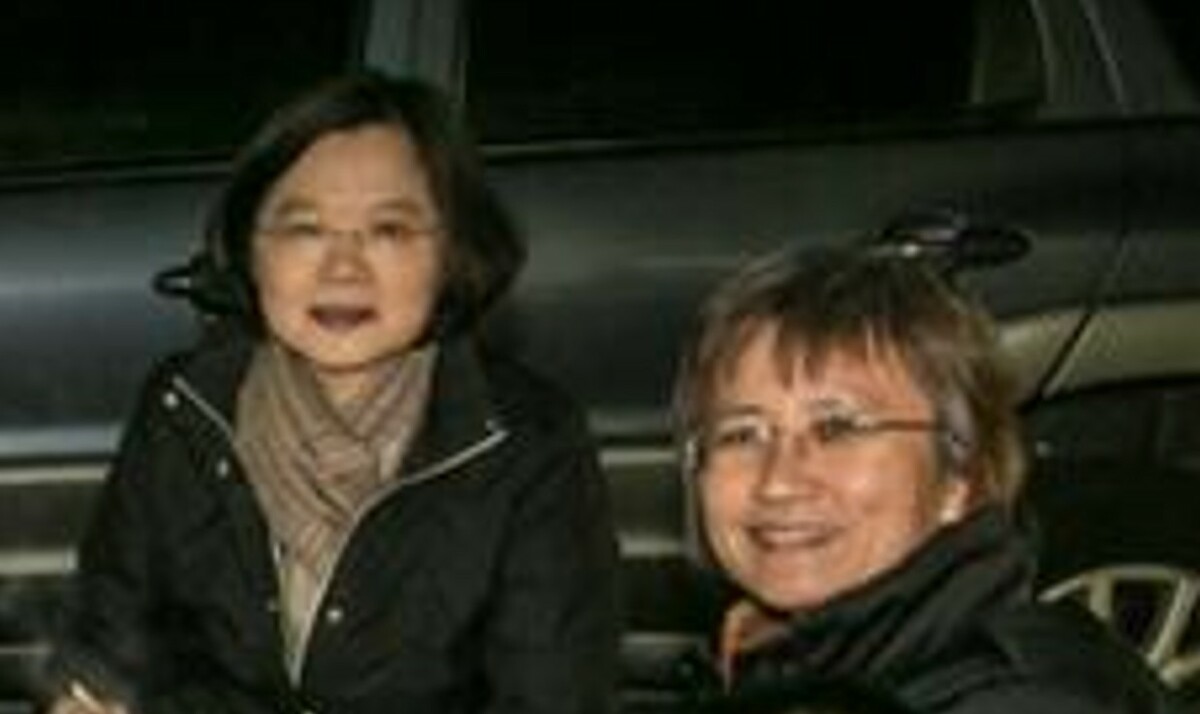 蔡英文和張祥慧。 圖：翻攝蔡英文臉書