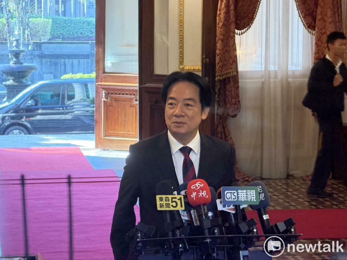 賴清德說，希望韓國能夠尊重台灣人民的意志。 圖：高逸帆／攝