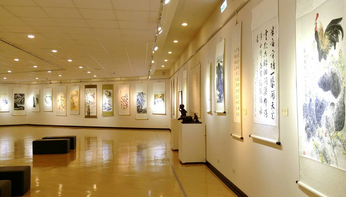 「美麗中華」海峽兩岸藝術名家文化交流展今日起在中壢藝術館舉行。 圖：桃園市政府／提供