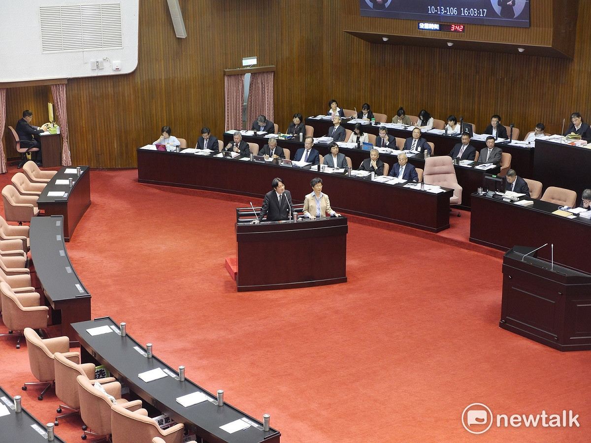行政院長賴清德今（13）天赴立法院總質詢。 圖：趙婉淳／攝