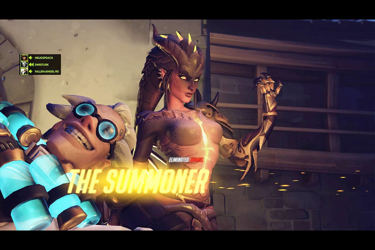 出場角度相當完美的亂入照。 圖：翻攝自PlayOverwatch推特