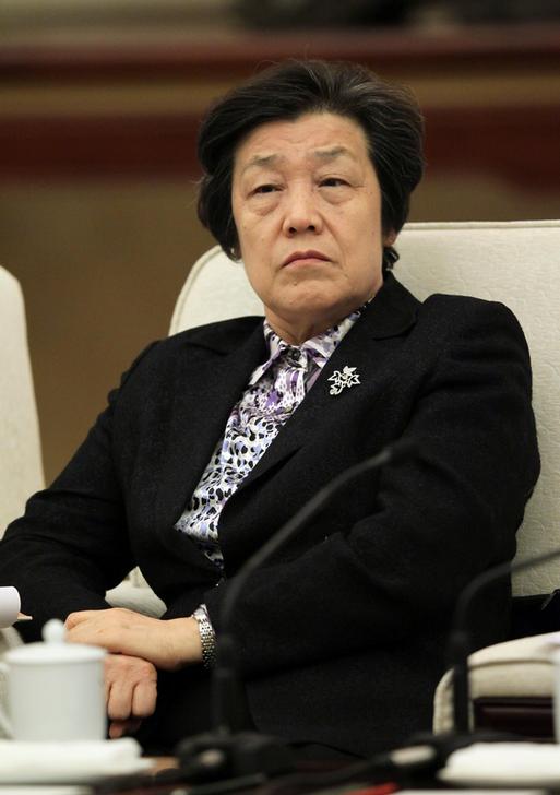 除了原中共第六代接班人之一、前重慶市委書記孫政才的處分案，三個多月來早已受到廣泛討論，衝擊十九大權力改組態勢外，另一位受到矚目的「江派」落馬大將，即是司法部長吳愛英。 圖：達志影像/路透社