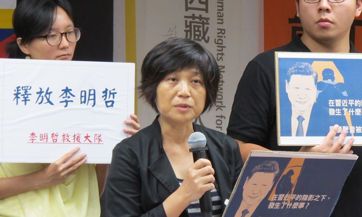 台灣教授協會會長林秀幸17日批評中國對國際社會輸出恐怖治理。 圖：新頭殼資料照片