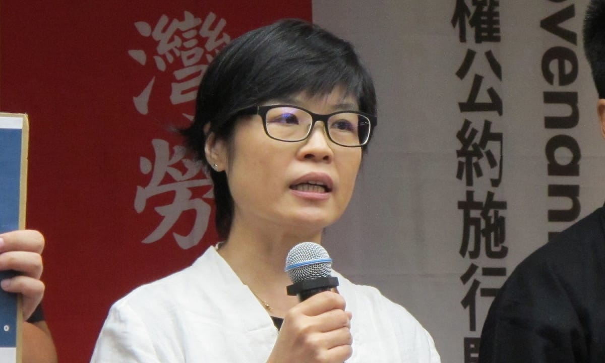 人權公約施行監督聯盟執行長黃怡碧17日表示，台灣要在國際社會扮演「好國好民」。 圖：林朝億/攝