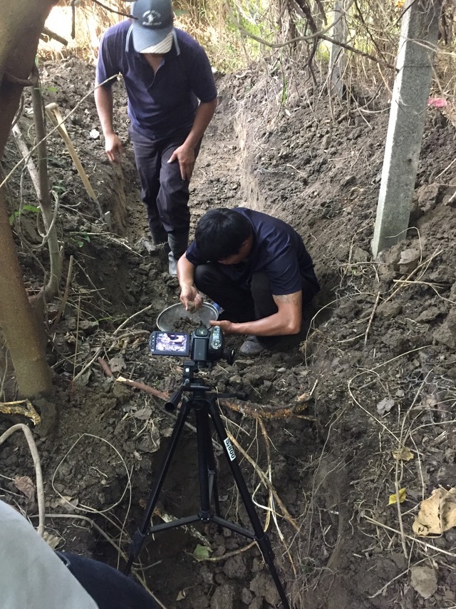 地檢署前往棄屍地點採證。 圖 : 雲林縣政府/提供