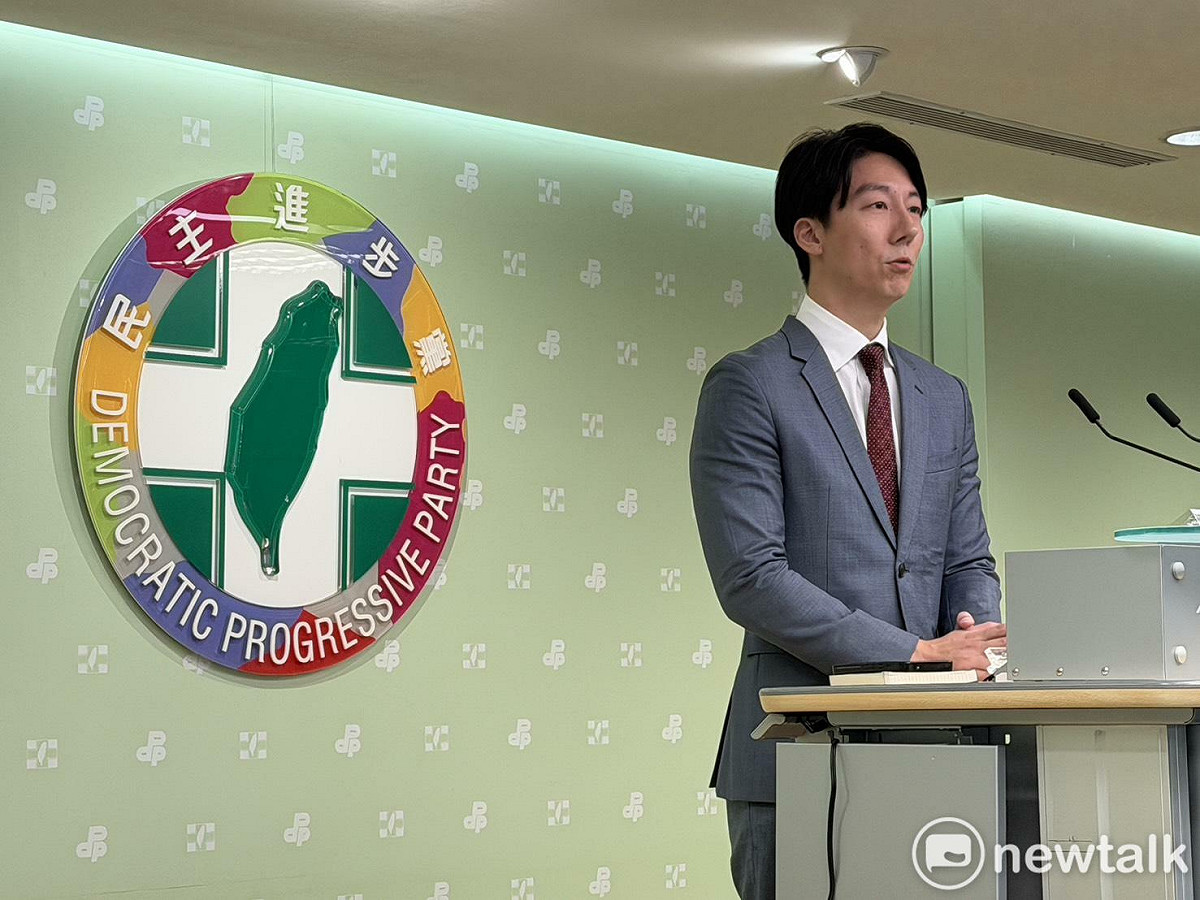 民進黨發言人吳崢。 圖：高逸帆／攝（資料照）