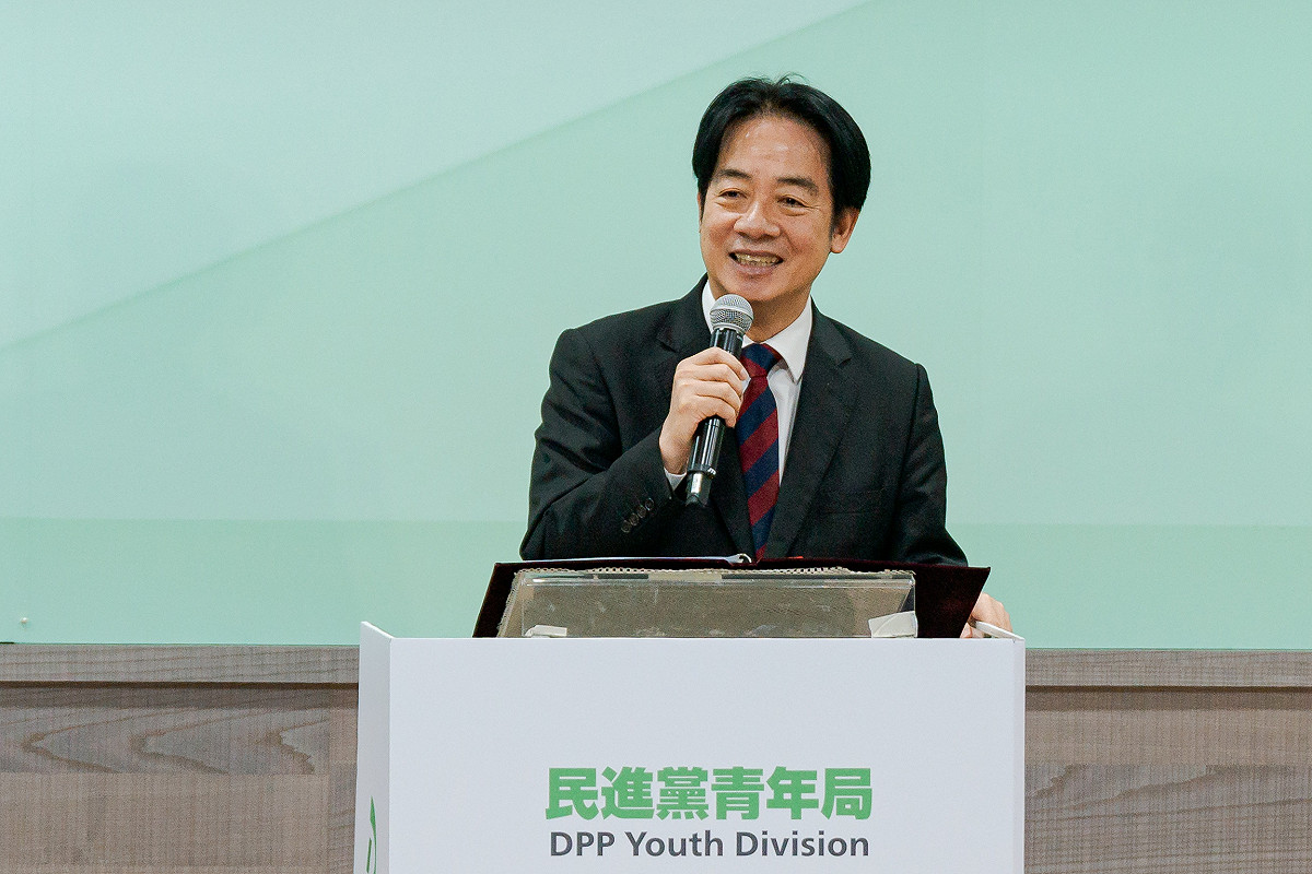 賴清德說，未來總統必然從民進黨青年局出來。 圖：民進黨提供
