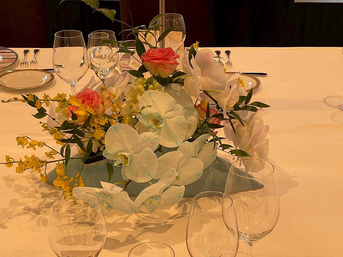 東京國際花道博覽會「Ikebana International Fair 2025」於今日在東京新大谷飯店盛大舉行，延續去年的參展成果，台南市政府今年再度受邀參加，由台南市長黃偉哲率團出席典禮並設置攤位宣傳台南花卉及農產加工品。 圖：台南市政府提供