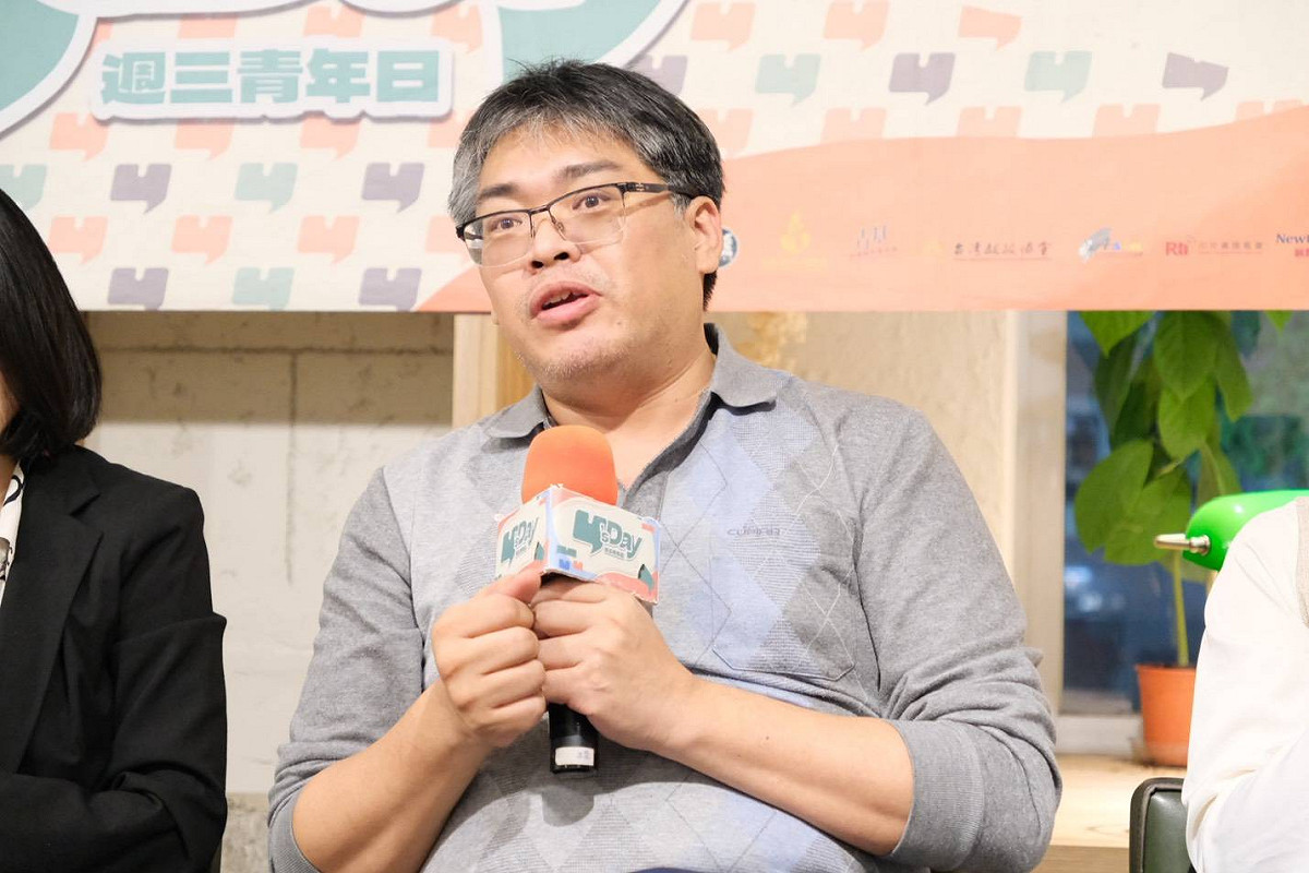 中經院第一研究所助研究員王國臣。 圖：Y’s Day「週三青年日」提供