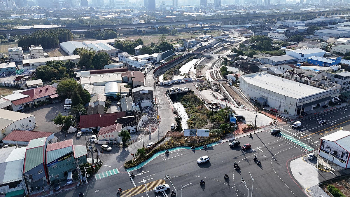 台中市市政路延伸工程二期，明年底通車一事恐將跳票。 圖：台中市政府/提供
